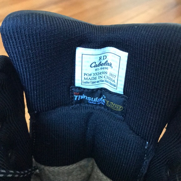 Like new Cabela’s inferno boots Men’s size 8D main image 4